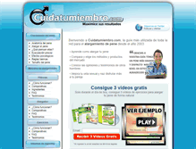 Tablet Screenshot of cuidatumiembro.com